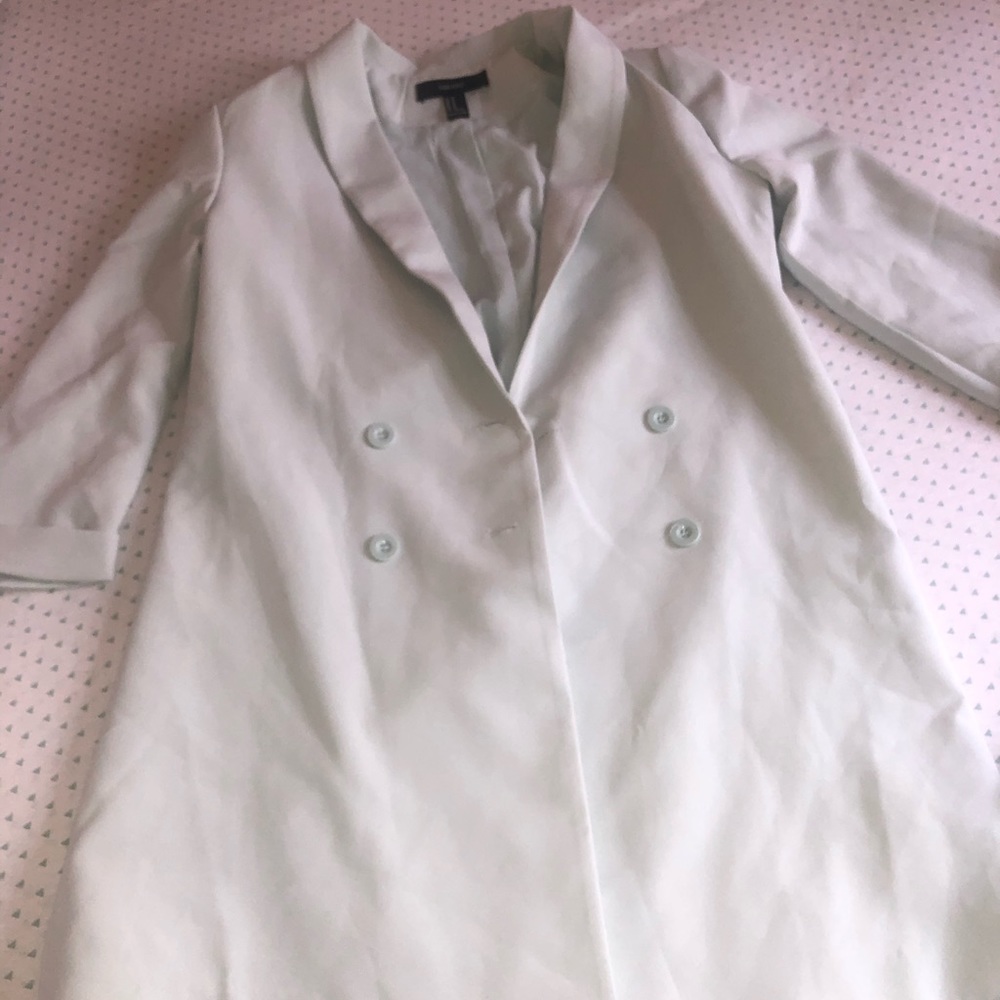 Mint green blazer